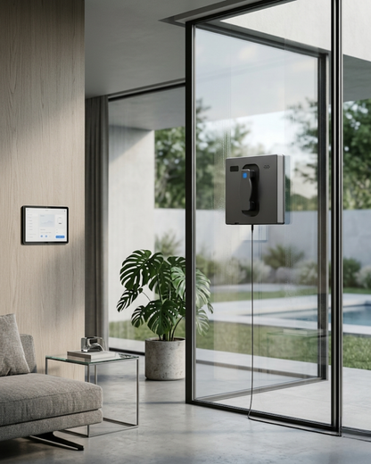 Robot Lave-Vitre Clariva Max - Double Spray, App & Vocal