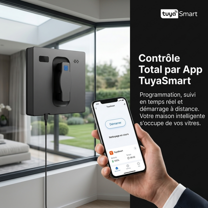 Robot Lave-Vitre Clariva Max - Double Spray, App & Vocal