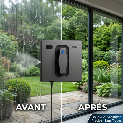 Robot Lave-Vitre Clariva Max - Double Spray, App & Vocal