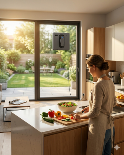 Robot Lave-Vitre Clariva Max - Double Spray, App & Vocal