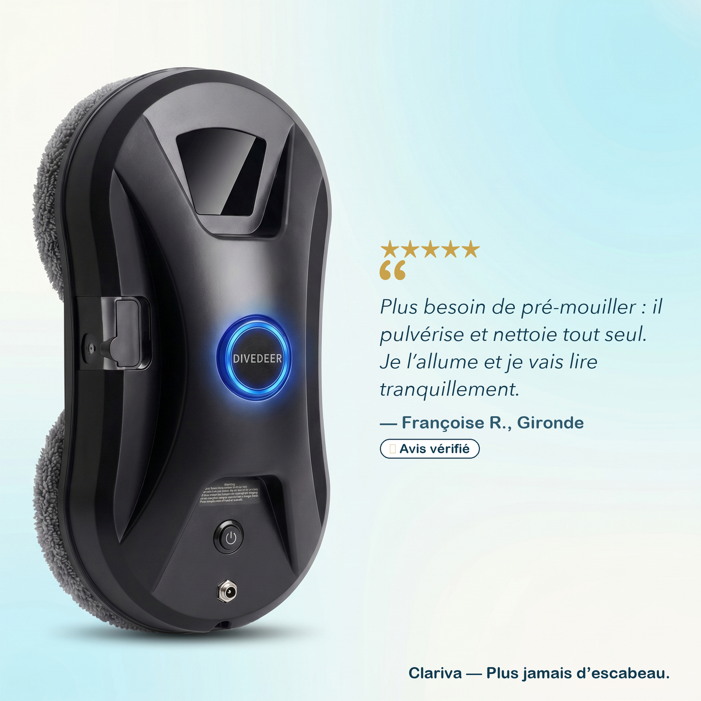 Robot lave-vitres Clariva Pro